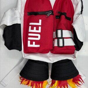 Rocket Backpack Kids Jet Pack Style Backpack Fuel Tank Design w/ Flame Thrusters
